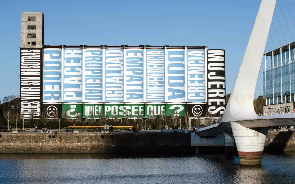 Barbara Kruger in Art Basel Cities