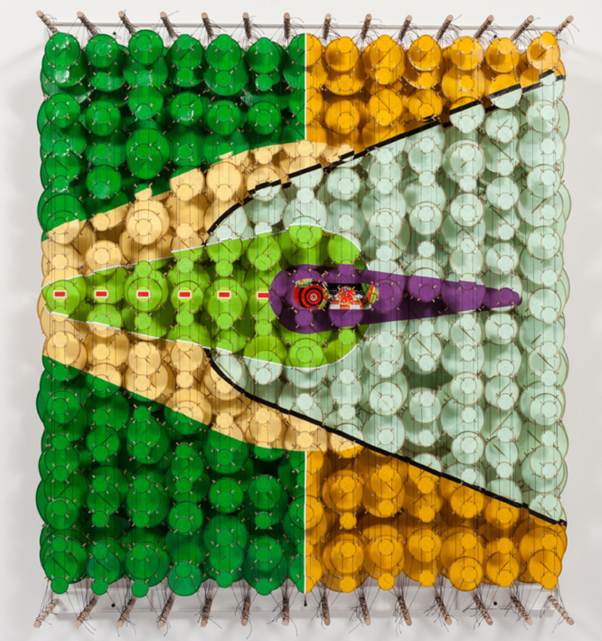 Jacob Hashimoto at Rhona Hoffman Gallery