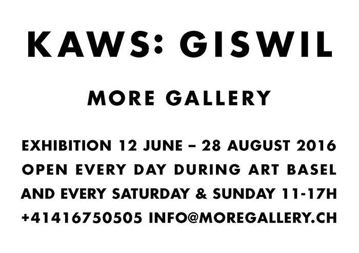 KAWS at More Gallery