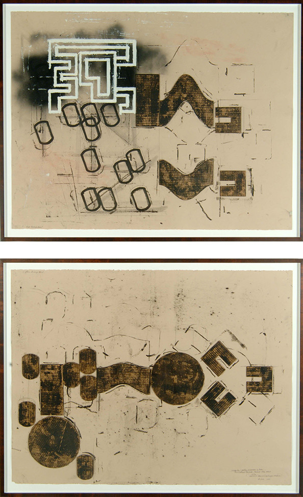 Study for One Sculpture Occupying Two Areas