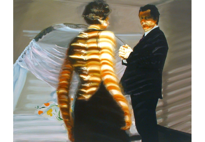Eric Fischl Bedroom Scene #6 (Surviving the Fall Meant Using You for Handholds)