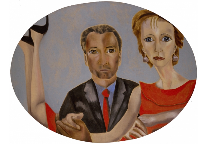 Francesco Clemente Portrait of Bill Gellatly and Margaret Gellatly