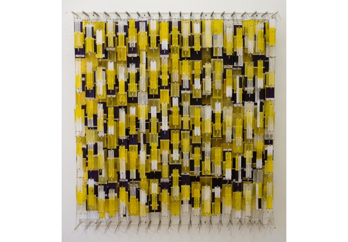 Jacob Hashimoto Yellow, Sometimes Purple, Often White