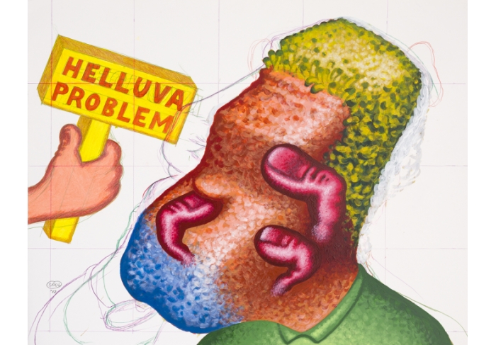 Peter Saul Helluva Problem