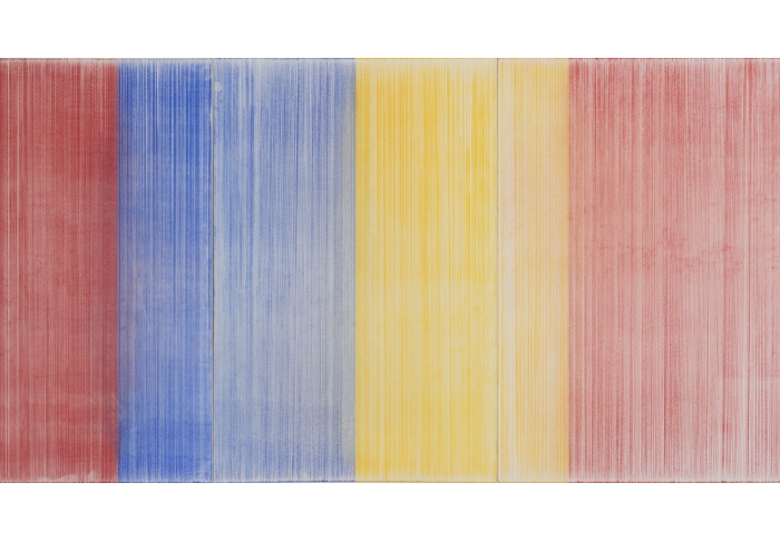 G.T. Pellizzi Snap Lines in Red Yellow and Blue  (Figure 1) 