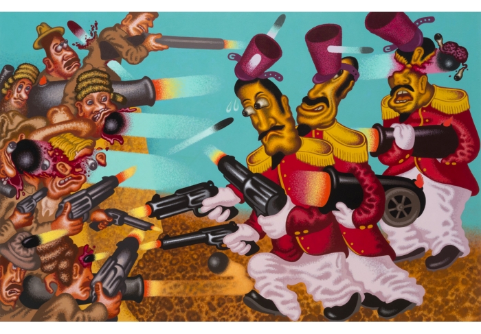 Peter Saul Return to the Alamo